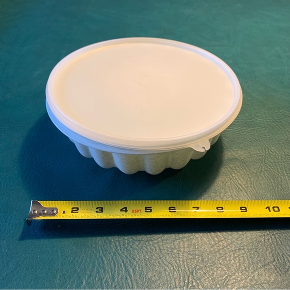 3 piece Tupperware Jello mold Ice ring speckled grey 1201 1202 1203 - Picture 3 of 5